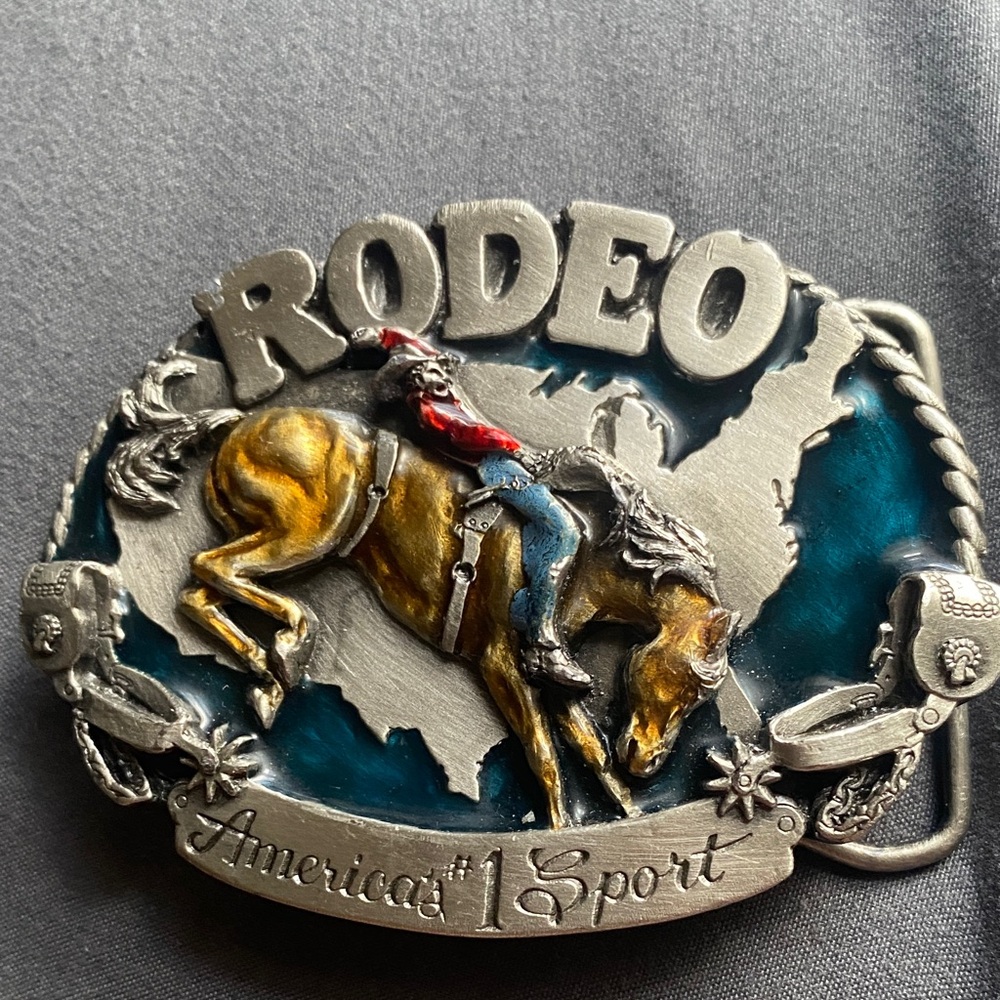 Rodeo Themed Belt Buckle